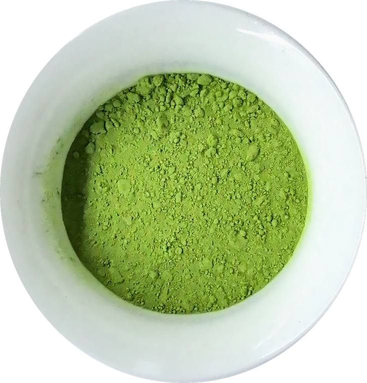 3A matcha reference powder photograph