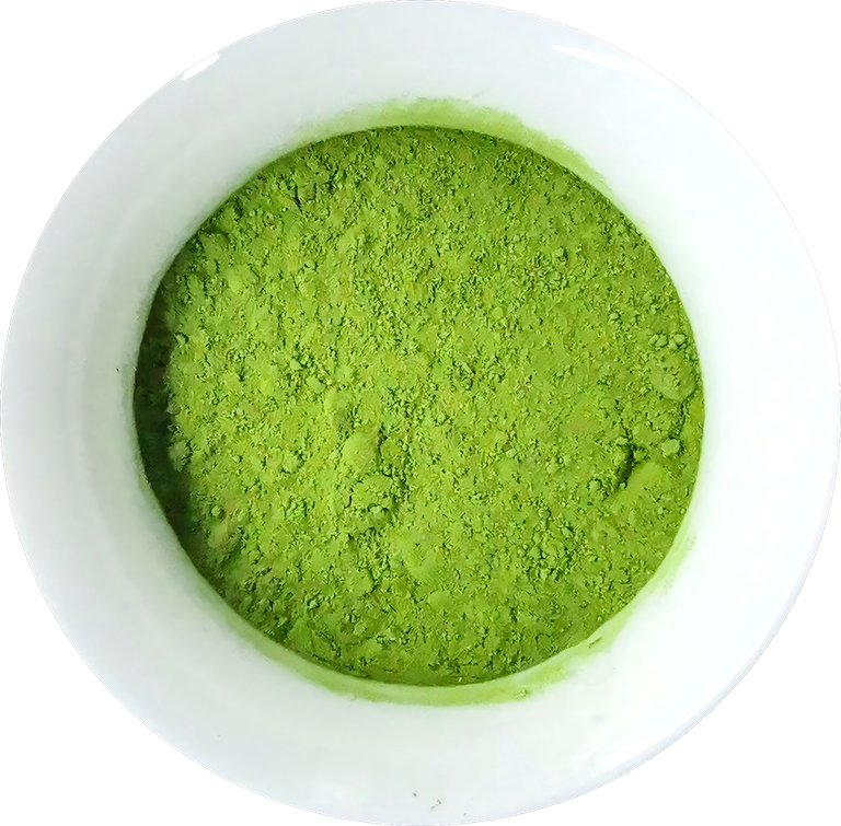 5A matcha reference powder photograph