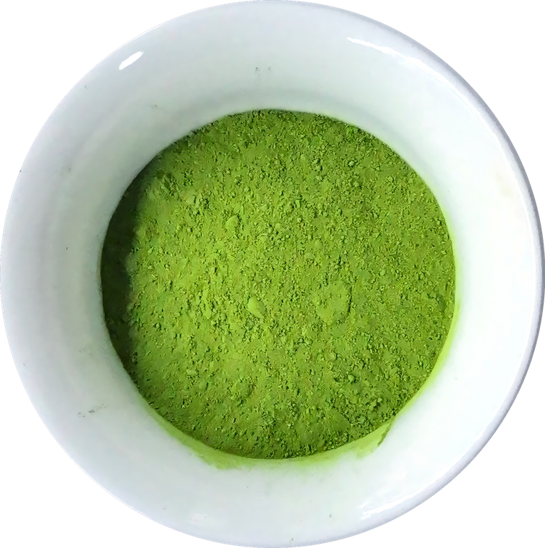 6A matcha reference powder photograph