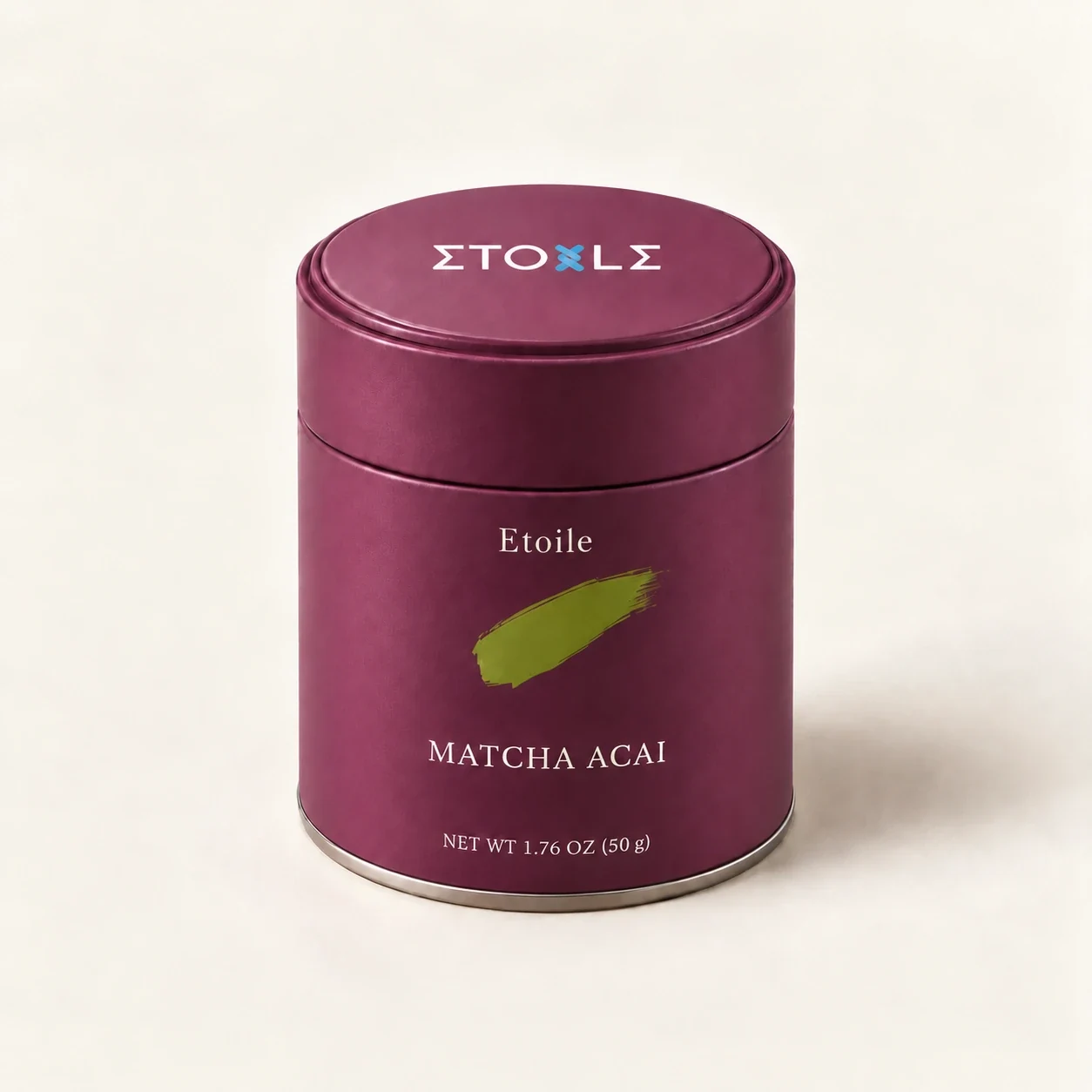 梅紫色 Matcha Acai 罐装概念图